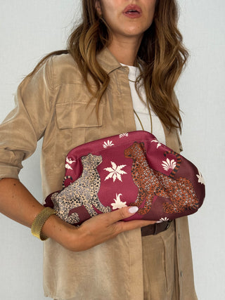 POUCH  MOD. LEO BORDEAUX