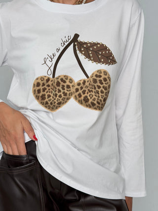 T-Shirt manica lunga Like a Chic