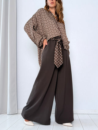 Completo Camicia-Pantalone Atene Moro