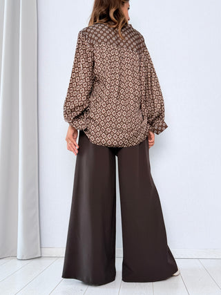 Completo Camicia-Pantalone Atene Moro