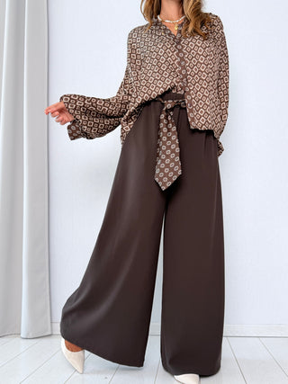 Completo Camicia-Pantalone Atene Moro