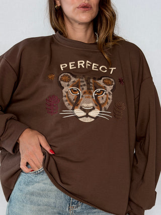 Felpa Tigre Perfect Moro